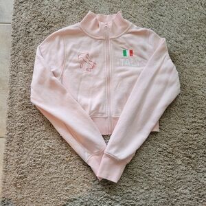 PacSun Light Pink Cropped Jacket